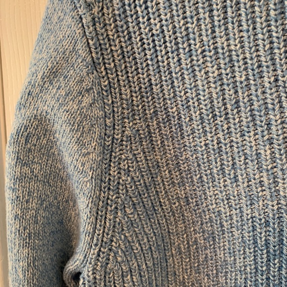 Nautica baby blue button up collared sweater - Picture 6 of 12